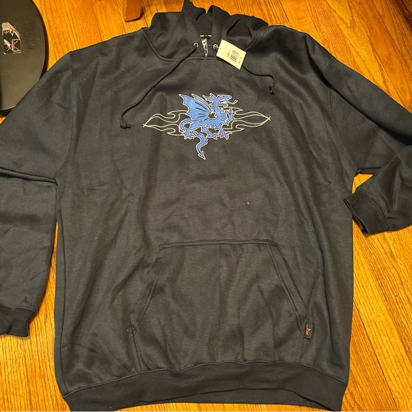 Y2k baggy Dragon hoodie
